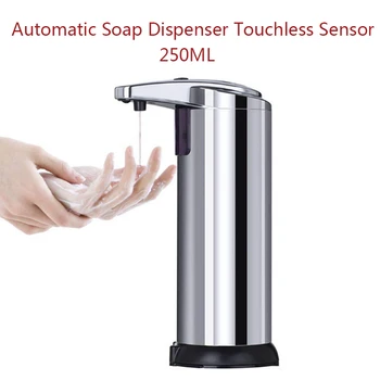

250ML Intelligent Automatic Liquid Soap Dispenser Induction Foaming Hand Washing Device for Kitchen Bathroom (Without Liquid)