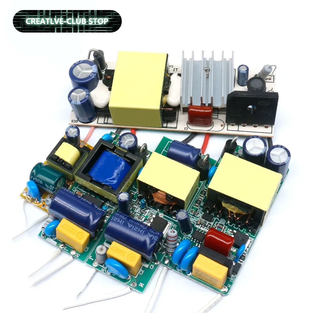 Universal LED Driver Power Supply with Adjustable Wattage and Constant Current Control