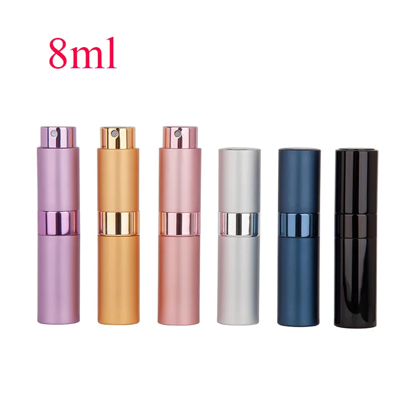 8ml10ml15ml металлическая алюминиевая бутылка для духов косметическая с распылителем