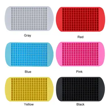

Ice Cube Tray 160 Grids Silicone Fruit Ice Cube Maker DIY Creative Mini Small Ice Cube Mold Square Shape For Kitchen Accessories