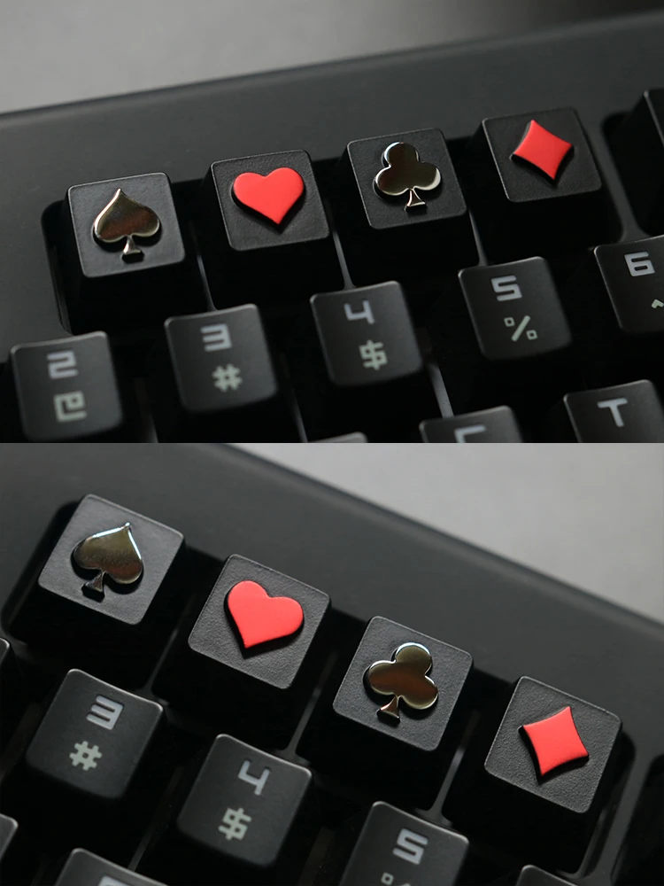 Keycaps para cereja eixo MX, altura R4, série terno, Keystone