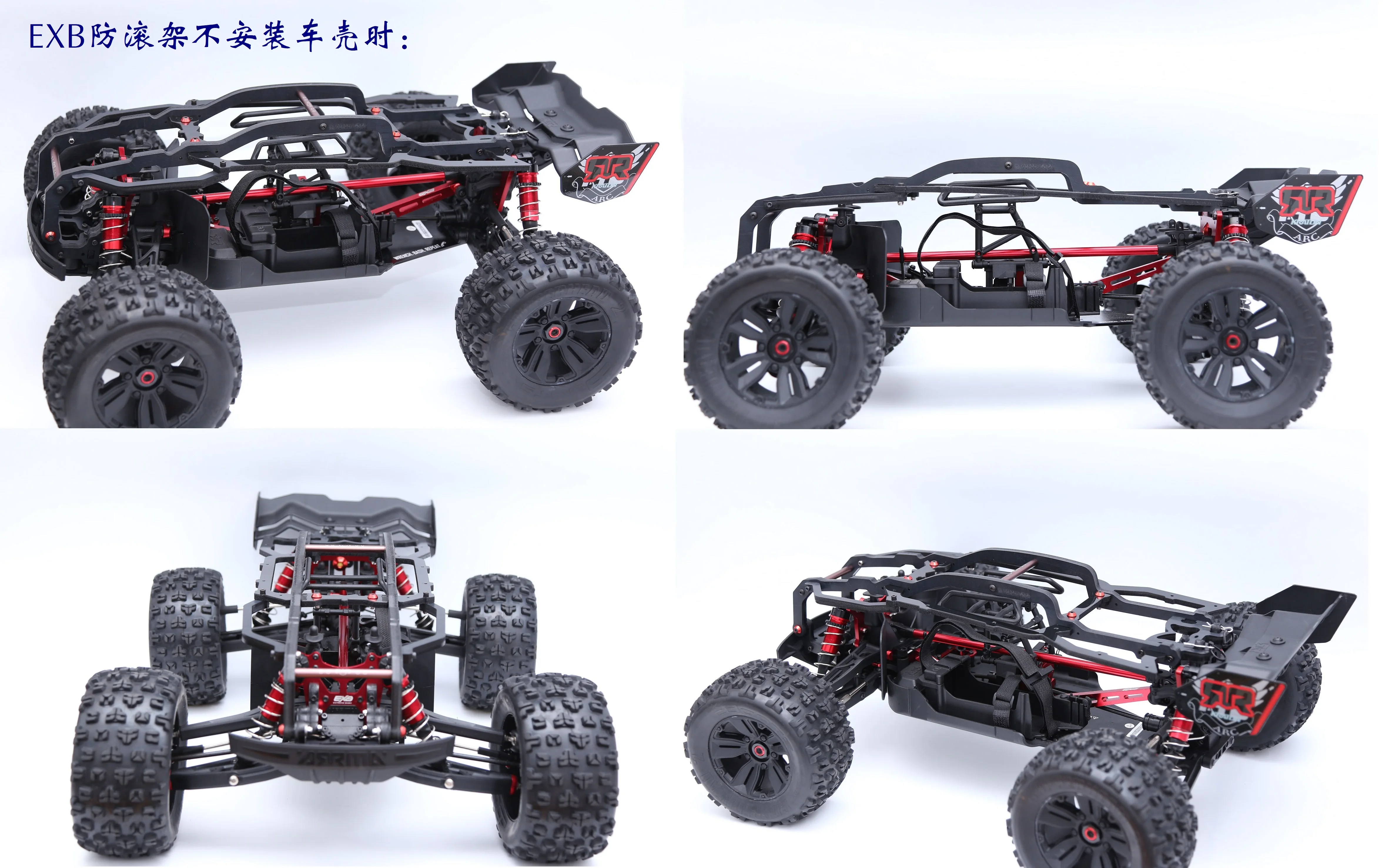 Nylon Body Shell Roll Cage For 1 8 Arrma Kraton Rc Car Parts Parts Accs Aliexpress