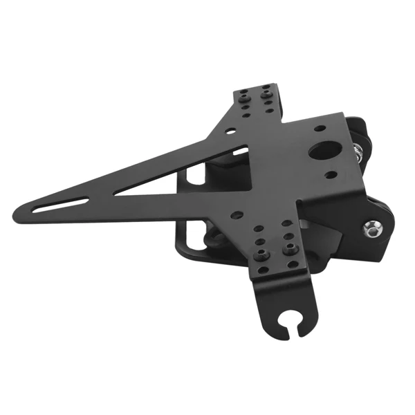 Motorcycle License Plate Holder Frame Adjustable Angle Bracket For Yamaha Yzf R1 R3 R6 R15 R25 Fz6