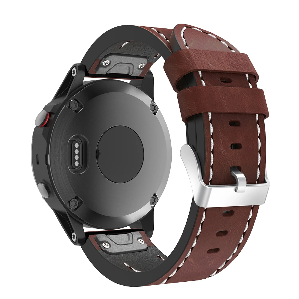 Yayuu Ремешки для наручных часов подходят для Garmin Fenix 5 сменный ремешок из натуральной кожи ремешок для часов аксессуары браслет 22 мм ремешок для часов