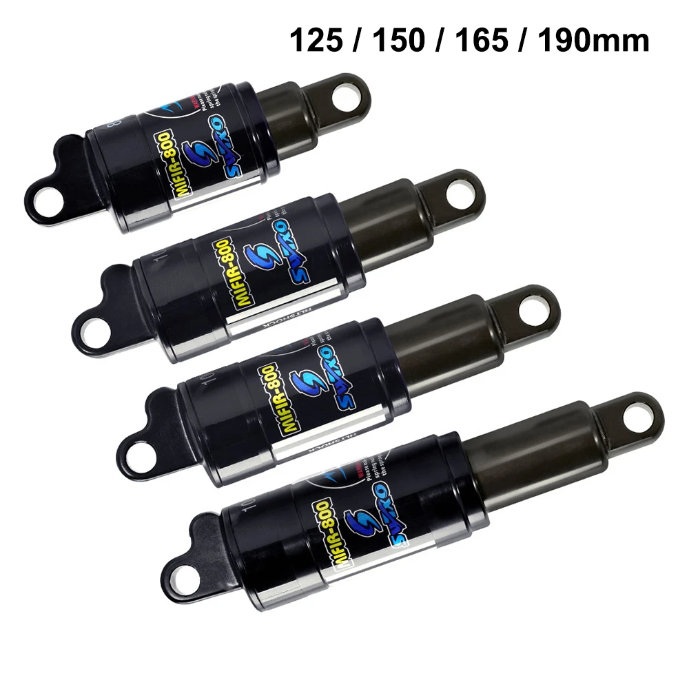 Amortiguador trasero de aleación para bicicleta de montaña, suspensión hidráulica de aluminio, 125, 150, 160, barato|Amortiguadores traseros| -