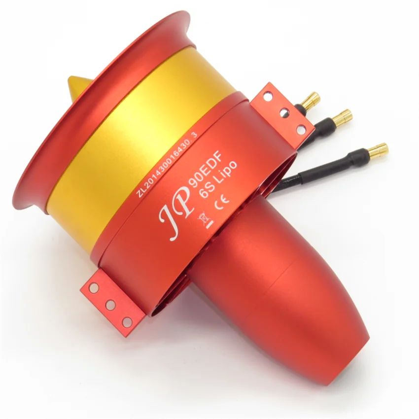 Полностью металлический канальный вентилятор JP EDF 90 мм 6S 12S 4250 KV1750 мотор (6S) KV1400(8S)