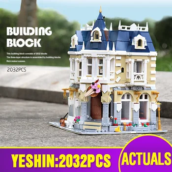 

Lepining MOC City Street view series The brickstive Corner Theme Park Model Building Kits Block Bricks Kids Toys Gifts 71040