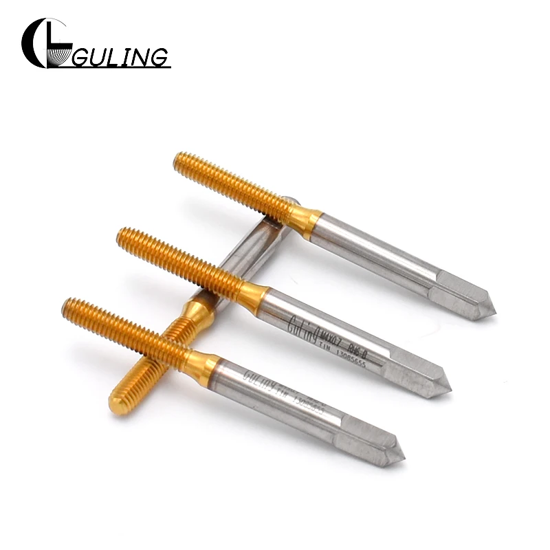 GULING HSS-E machine tap with TIN coating UNC standard thread forming tap for steel metal workpiece threading purpose using