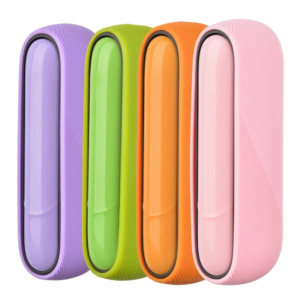 Новый цветной сменный защитный чехол для IQOS 3 Duo силиконовый с дверным покрытием