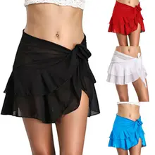 Women's Transparent Bikini Cover Up Female See Through Swimwear Pareo Wrap Sarong Skirt Summer Beachwear Mini Skirts Women's Transparent Bikini Cover Up Female See Through Swimwear Pareo Wrap Sarong Skirt Summer Beachwear Mini Skirts