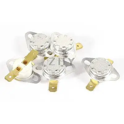 

5PCS KSD301 250V 10A 160 Celsius Normal Close Temperature Controlled Switch