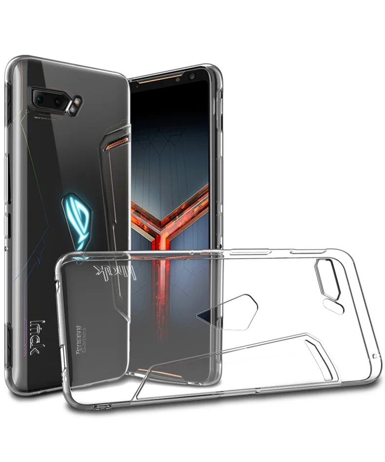 For Asus Rog Phone Ii Case Imak Ux5 Super Slim Stealth Soft Clear Tpu Phone Case For Asus Rog Phone 2 Case Bumper Fitted Cases Aliexpress