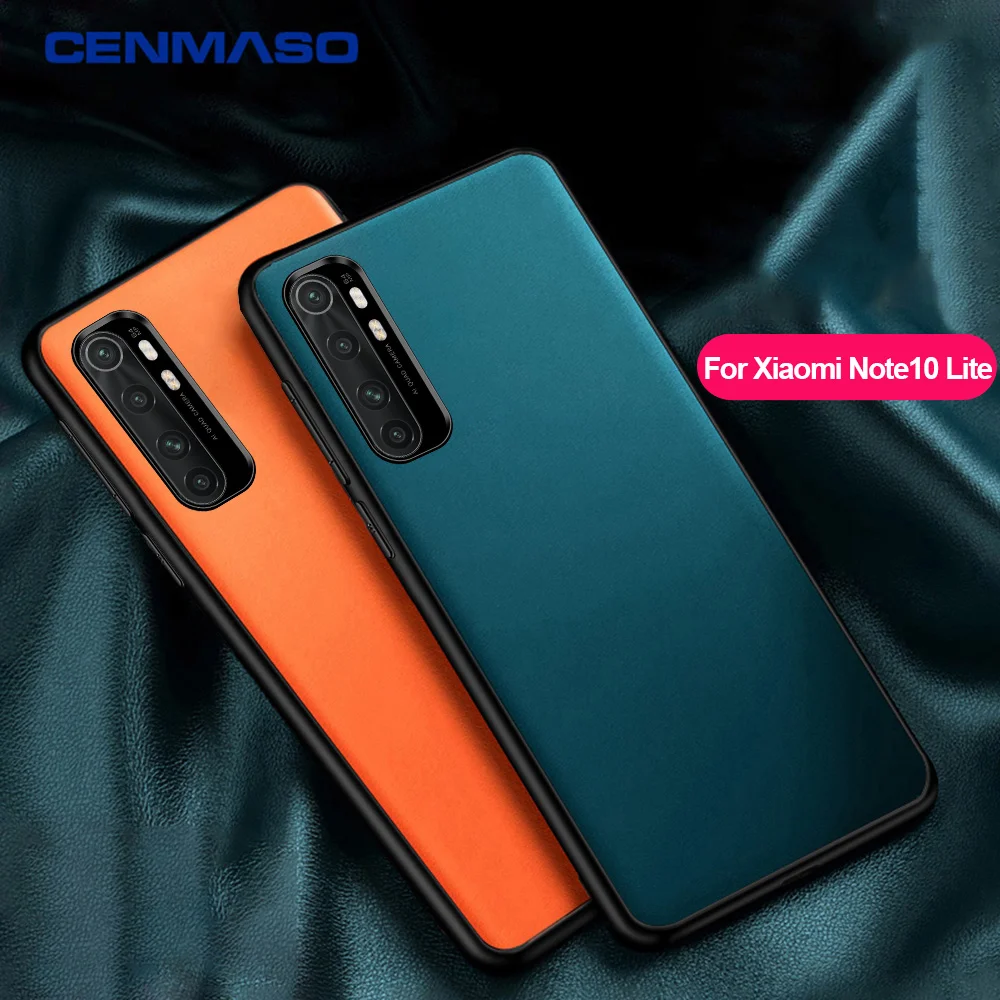 Оригинальный чехол CENMASO для Xiaomi mi 11 Lite Redmi Note 9S 9 T Pro MAX 8T 9A роскошный кожаный мягкий