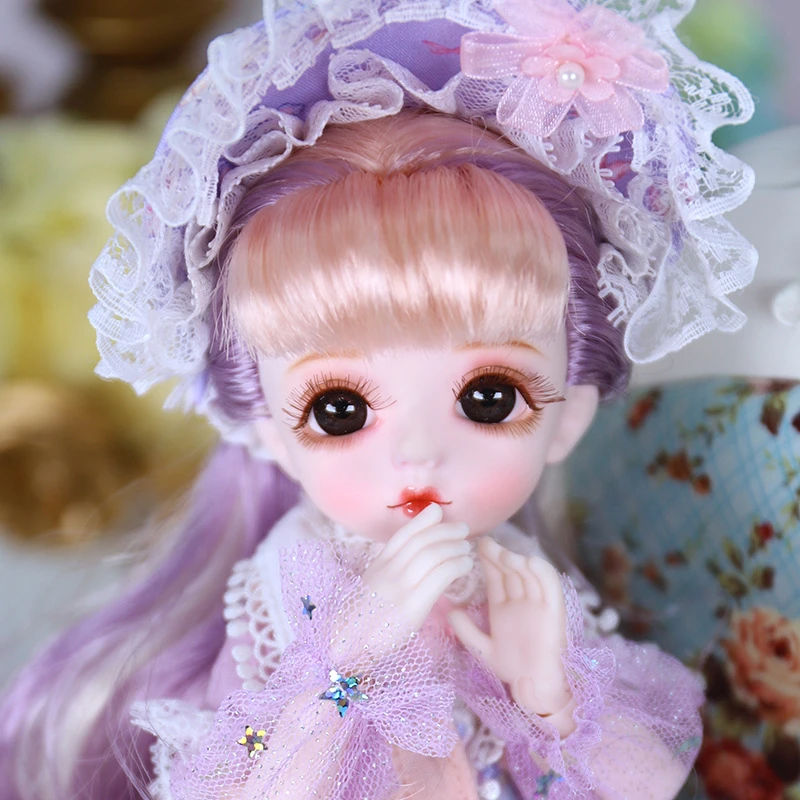 Милые куклы bjd игрушки для девочек 1/6 28 см совместное тело с куклой одежда платье