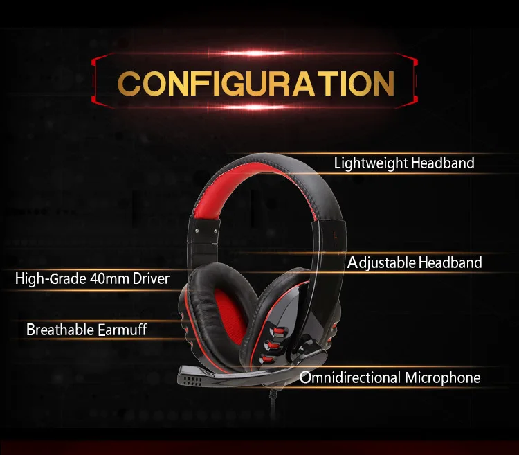 2020 Headset Wired For Computer Games Switch Ps4 XBOX Audiophile Headphones Active Noise Cancelling Professional Head Mounted