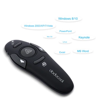

dodocool USB Wireless Presenter With Laser Pointer Pen PPT Laser Pointers Pen Fishingking Controlador