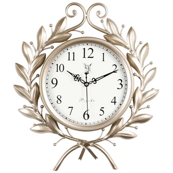 

Vintage American Wall Clock Quartz Creative Stylish Wall Clocks Living Room Art Simple Relogio De Parede Home Artwork AA60ZB