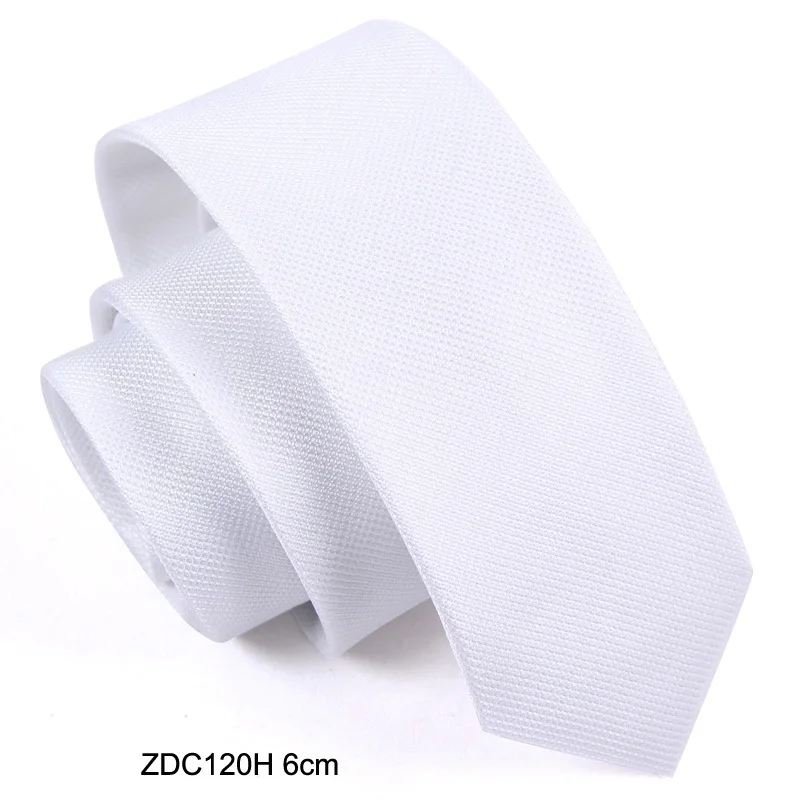 ZDC120H 6CM Высокое качество новые дизайнерские бренды модные деловые повседневные 5 см 6 см тонкие галстуки для мужчин галстук офисная работа с подарочной коробкой - Цвет: ZDC120H 6CM
