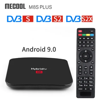 

Mecool M8S PLUS Android 9.0 TV BOX 4K DVB-S2/S2X Satellite Receiver TV Tuner Amlogic S905X2 2.4G Wifi IPTV Smart Set Top Box