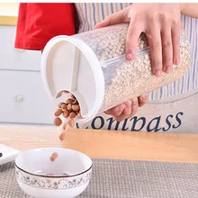 Пластиковый диспенсер для зерновых культур, ящик для хранения, Кухонный Контейнер для зерна риса, хороший кухонный ящик для хранения риса, ящик для хранения зерна муки#5