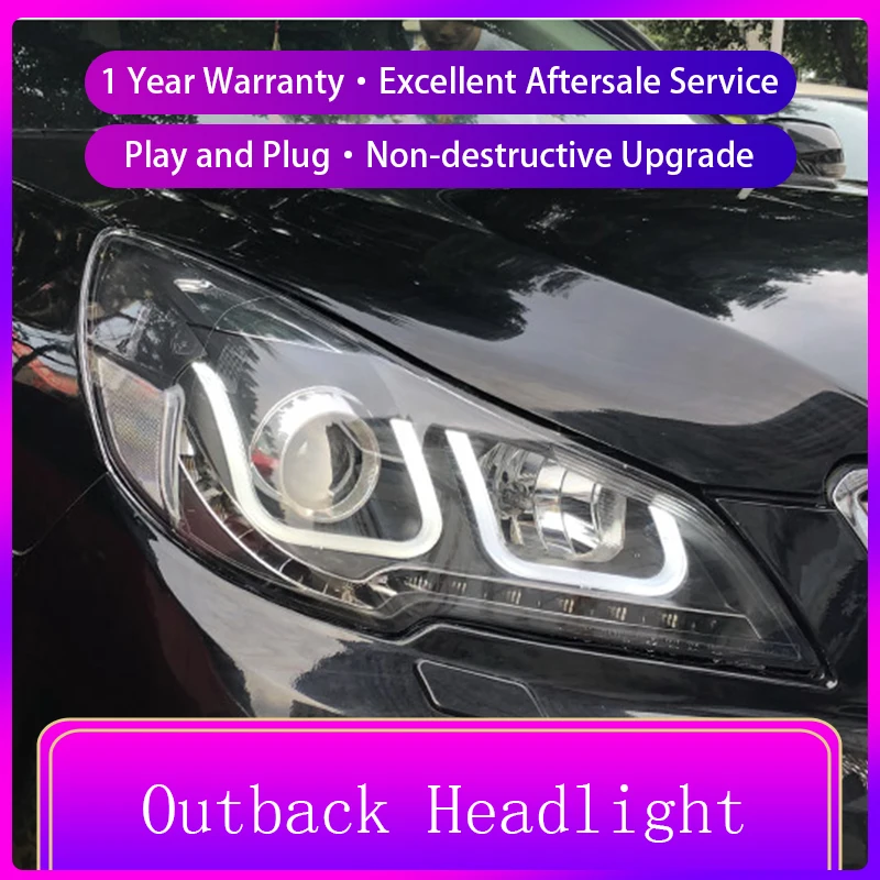 

Автомобильная фара для Subaru Legacy 2010-2016 Outback, противотумансветильник фары s, дневные ходовые фары DRL, автомобильная фара в сборе