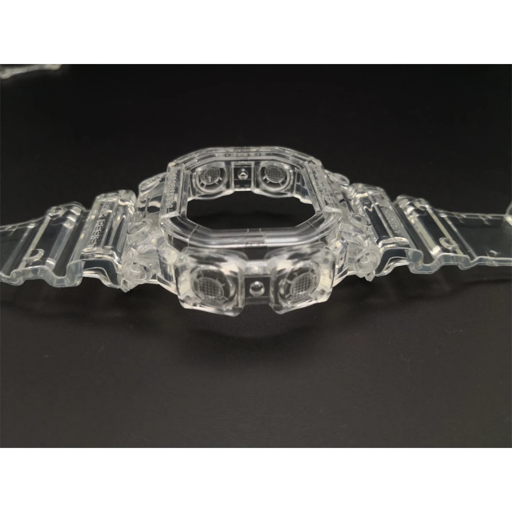 Силиконовый сменный Браслет наручных часов для GX56 резиновый ремешок спортивные водонепроницаемые часы ремни часы прозрачные ободок с инструментами