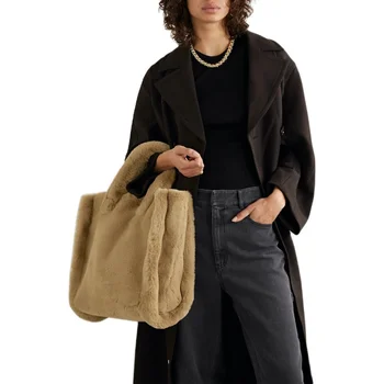 

2020 New Light&Soft Hairy Tote Bags for Women New Luxury Handbags Women Bag Designer Ladies Fashionable Purses Channels Bolso Cc