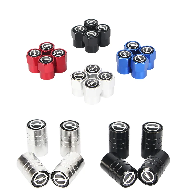 4pcs Metal Wheel Tire Valve Caps Stem Case For OPEL Corsa Insignia Astra Antara Meriva Zafira Car Badge Auto Accessories | Автомобили и