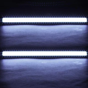 

1Pcs Car styling Ultra Bright 12W LED Daytime Running lights DC 12V 17cm Waterproof Auto Car DRL COB Driving Fog lamp