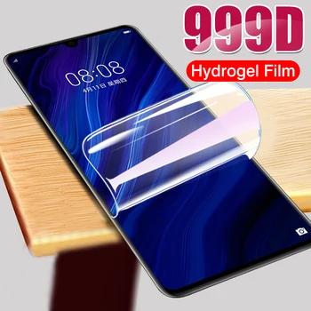 Protective Hydrogel Film For Huawei P10 Lite P20 P30 Pro Mate 10 20 30 Pro P Smart 2019 Screen Protector Full Cover No Glass