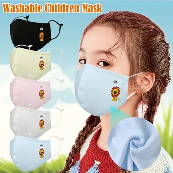 

1pc Kids facemask Cartoon Mask Washable Reusable Pollution Cover Face Masks mascarilla deportiva маски многоразовые#Z20