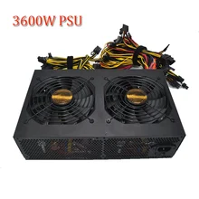 ETH PC Asic источник питания 3600 Вт Bitcoin Miner чехол PSU КОМПЬЮТЕРНЫЙ СЕРВЕР фонте для GPU GTX 1080 RX470 480 570 12-13 видеокарты E