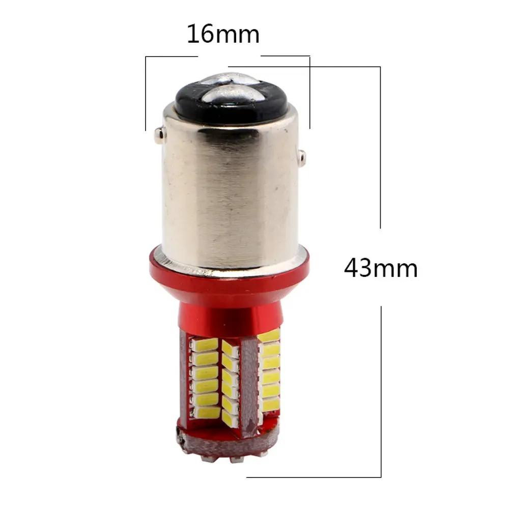 YM E-Bright 2 шт. 1157 P21/5 Вт BAY15D светодиодный Canbus Error Free автомобиля сигналы стояночного тормоза лампы 12V 680Lm бесполярности; цвета белый, желтый, красный