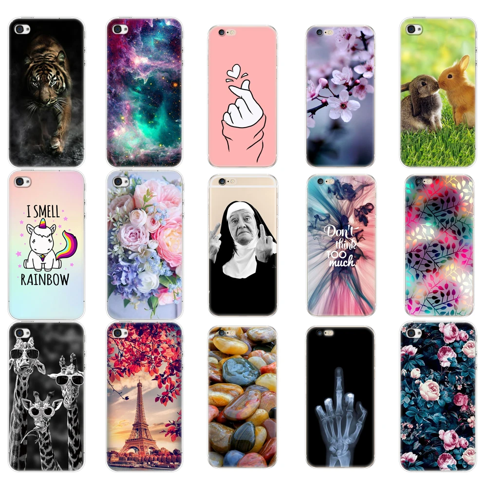 Custodia In Silicone Per Iphone 5S 5S Se 2016 4S 4 Custodia Morbida In Tpu Cover Posteriore Per Apple Iphone 6 S 6 S Plus Paraurti Protettivo Coque