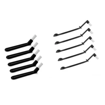 

10Pcs 2 Styles Coffee Machine Brush Espresso Coffee Grinder Brushes Coffee Spoon Machine Group Head Kitchen Tools
