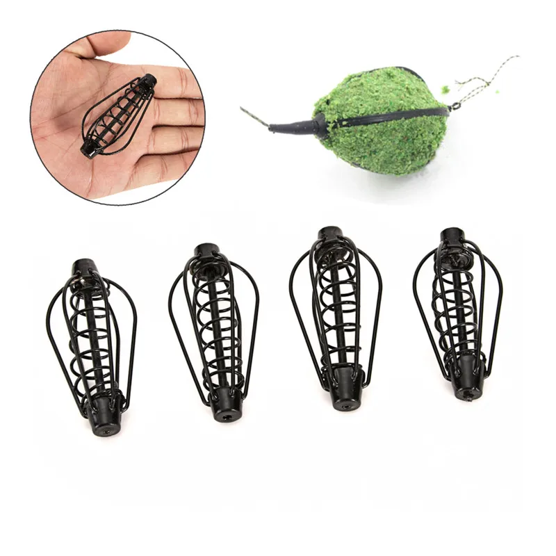 

Metal Fishing Bait Cage 15g/20g/25g/30g With Lead Thrower Carp Fishing Bair Catfish Feeder Fishing Tackle Accessories