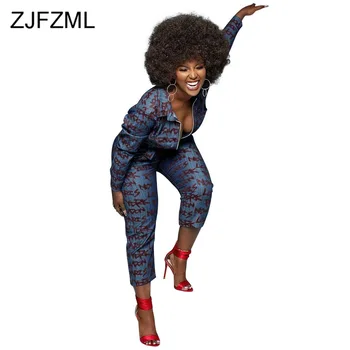 

Letter Print Zipper Front Overalls for Women Turtleneck Bandage One Piece Jumpsuit Causal Belted Long Sleeve Skinny Bodysuits