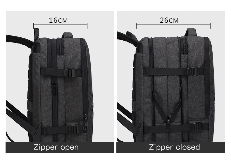 Мужской многофункциональный 1" рюкзак для ноутбука большой емкости, рюкзаки для путешествий, водоотталкивающие, зарядка через usb, рабочая сумка XA295ZC