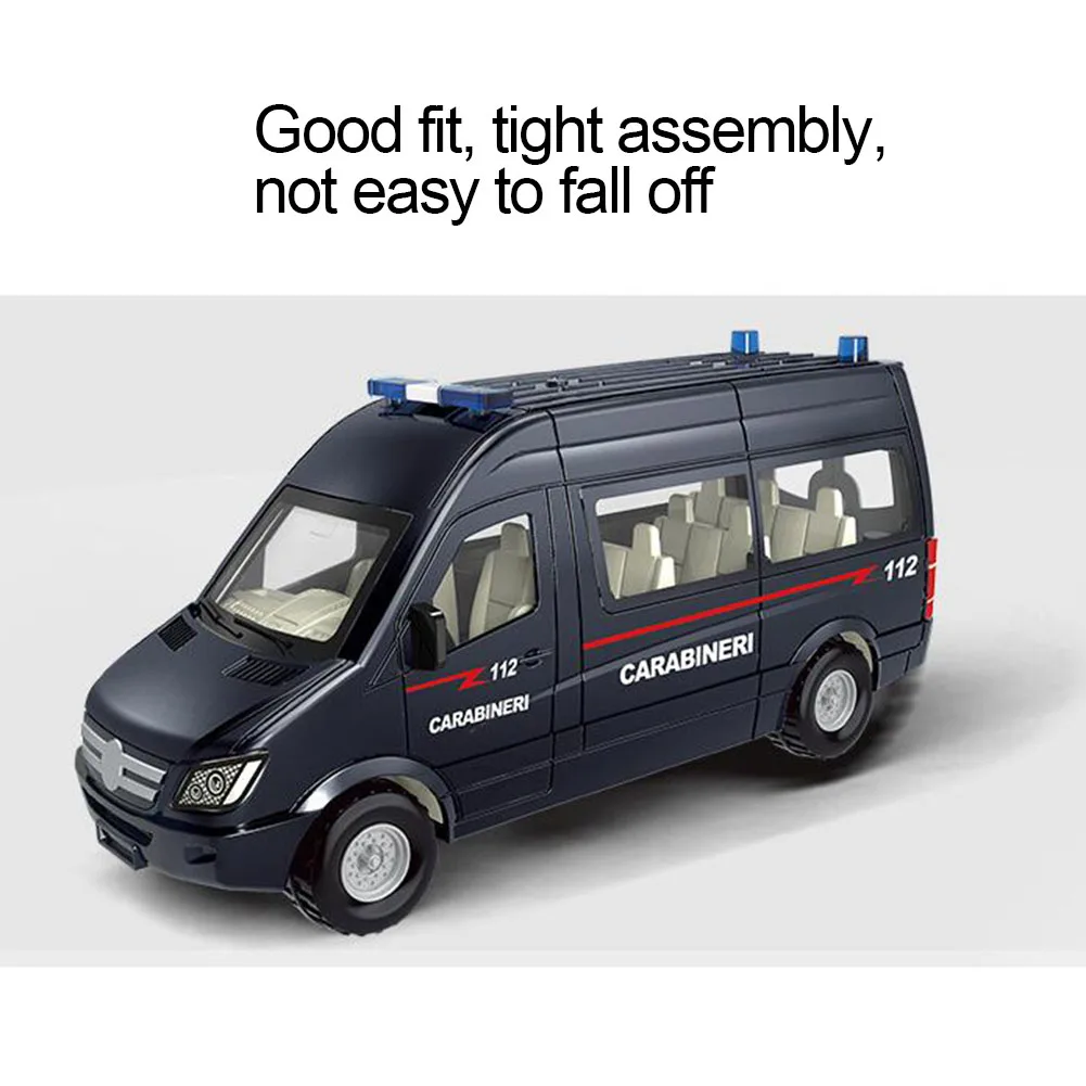Alloy Pull Back Toy Car Model Emergency Ambulance Rescue Car Model Educational Diecasts & Toy Vehicles Toys for Children