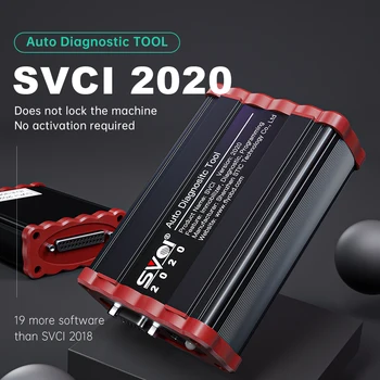 

OBD2 Car Diagnostic Tool SVCI 2019 SVCI 2020 Odometer Correction Key Programmer Unlimited With 21 Softwares ABRITES Commander