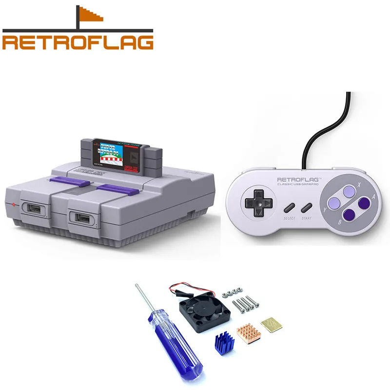 

Retroflag SUPERPi CASE-U NESPi Case with Optional USB Game Controller for Raspberry Pi 3B Plus /3B+ / 3B / 2B