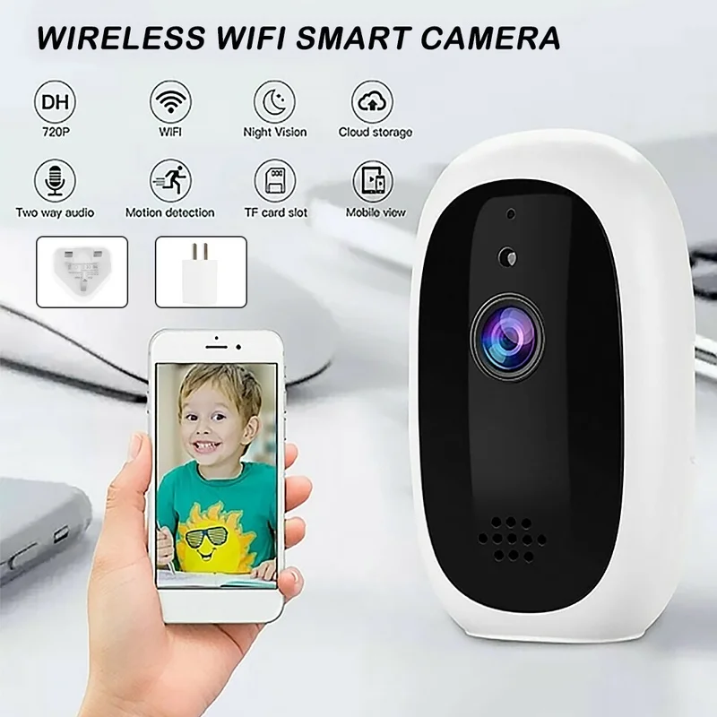 

HD Night Vision Wireless WiFi Smart Home Security Camera Video Baby Dog Monitor