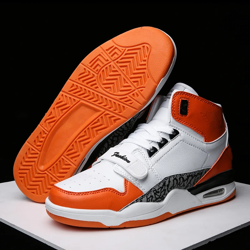 Мужская баскетбольная обувь Jordan кроссовки высокого качества Jordan баскетбольные кроссовки амортизация Спорт на открытом воздухе Ретро Jordan обувь