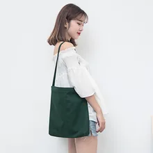 Прямая с фабрики, Холщовая Сумка, женская сумка на одно плечо, Модная японская Корейская Холщовая Сумка из чистого хлопка