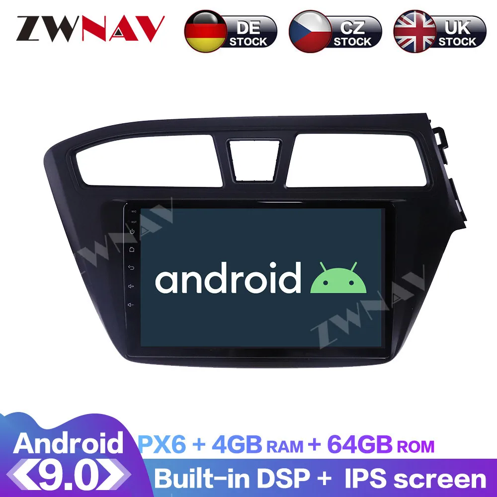 Android 9 с DSP Carplay IPS экран для Hyundai I20 2015 2016 2017 RHD RDS автомобильный радиоприемник с навигацией GPS DVD плеер мультимедиа Android 9 с DSP Carplay IPS экран для Hyundai I20 2015 2016 2017 RHD RDS автомобильный радиоприемник с навигацией GPS DVD плеер мультимедиа