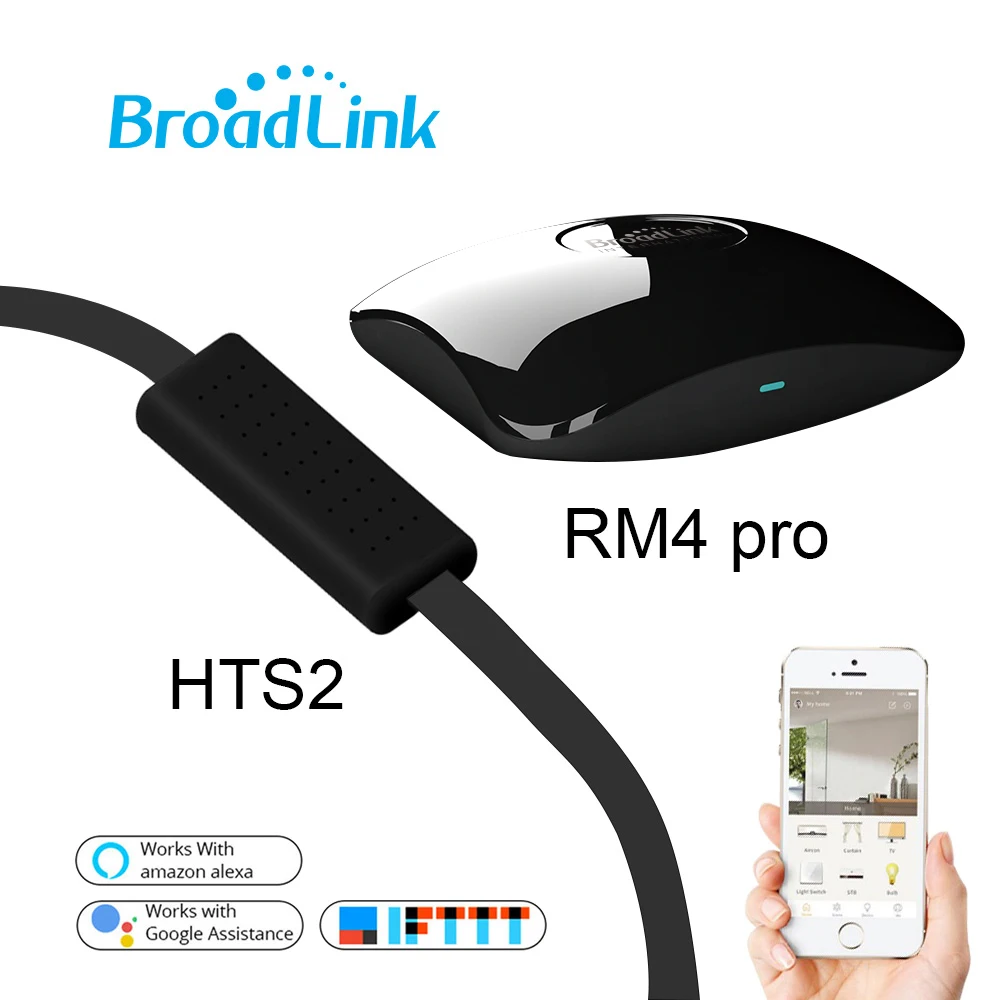 Broadlink Rm4 Pro Universal Remote With Temperature Humidity Sensor Hts2
