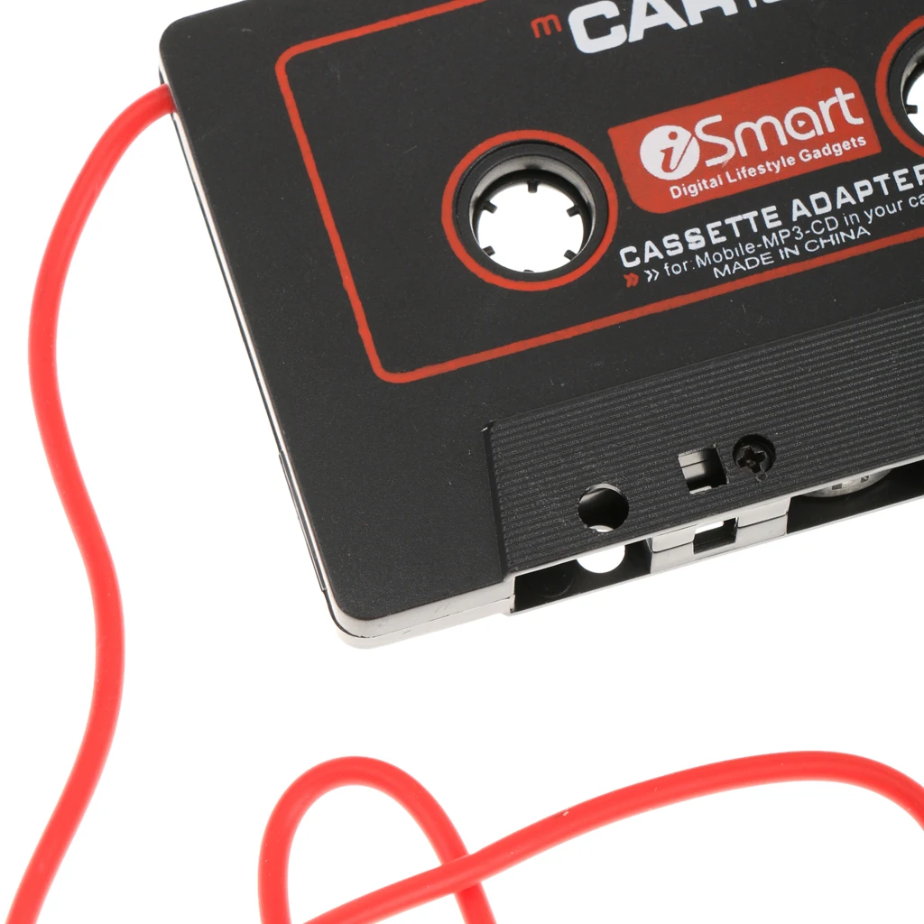 Audio Cassette Tape Stereo Adapter 3.5mm Plug Jack For MP3 MP4 CD Player