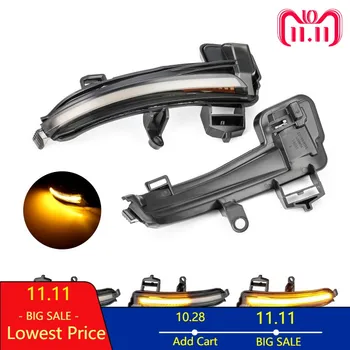 

2x for Skoda Superb A7 Dynamic LED Turn Signal Blinker Sequential Side Mirror flasher Light for Skoda Superb 2019