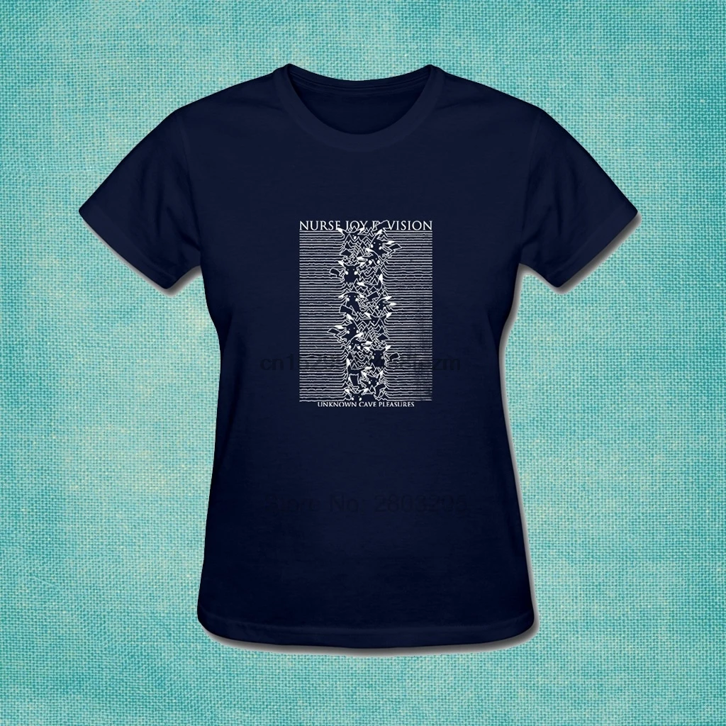 Nurse Joy Division T Shirts Women Tops Funny Ladies Tshirts Clothes 100% Woman Fun Tees |