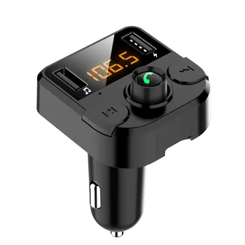 

Dual USB Car Charger FM Transmitter Wireless Bluetooth Handsfree LCD Car MP3 Player FM Modulator Car Kit for iPhone Android